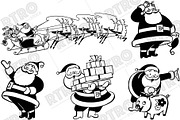 RTRO Santa Claus 7, an Illustration by RTRO Stock (Thumbnail 3 of 5)