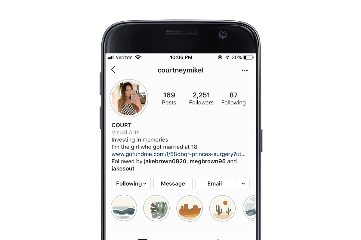 Boho Travel Instagram Highlights, an Icon by Jake & Meg (Photo 6 of 6)