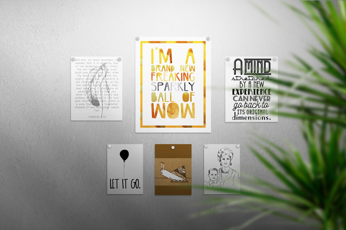 Gallery Wall Ai Templates, a Flyer Template by Treich Design (Photo 1 of 12)