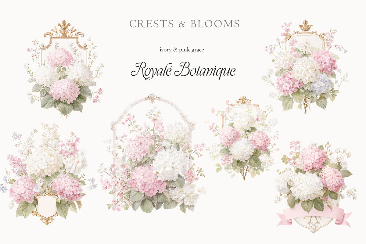 Vintage Floral Bundle, an Object Illustration by studioequinox (Photo 18 of 65)