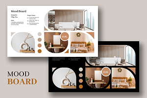 Simple Moodboard Layout, an UI Kit Template by ContestDesign