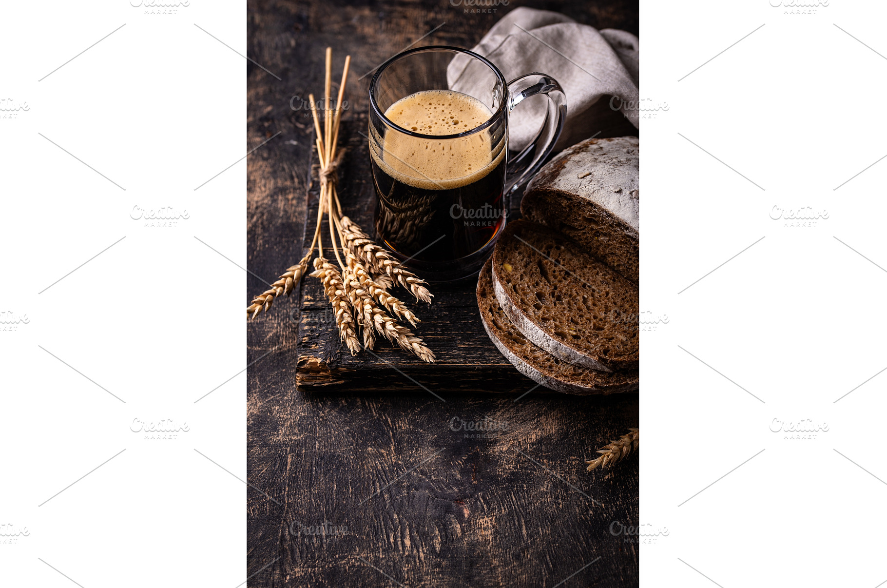 Glass of fresh bread kvass drink, a Food & Drink Photo by Yulia Furman