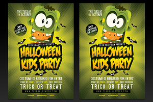 Halloween Kids Party Flyer