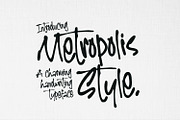 Metropolis Style - truly handwritten, a Handwritten Font by Cititype (Thumbnail 1 of 14)