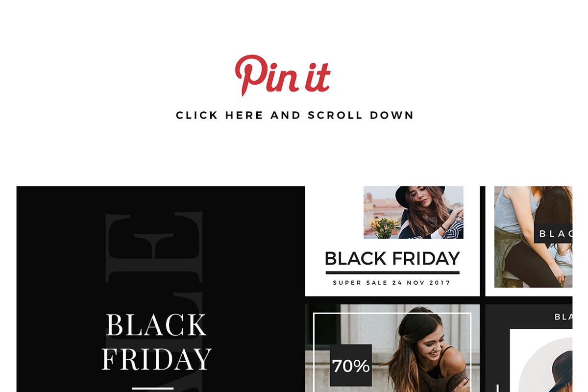 Black Friday Social Media Banners, a Social Media Template by MinimalStudioCo (Photo 9 of 10)