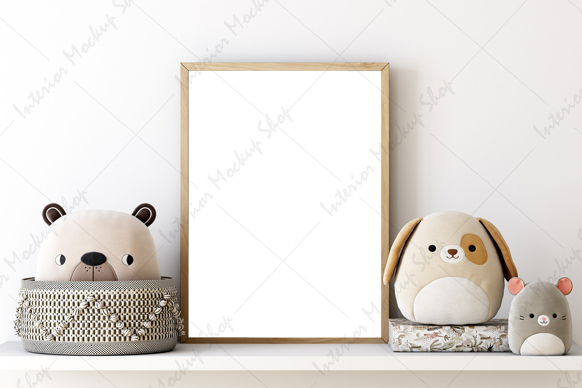 Frame mockup-kids, a Print Template by Mockup Shop (Photo 2 of 2)