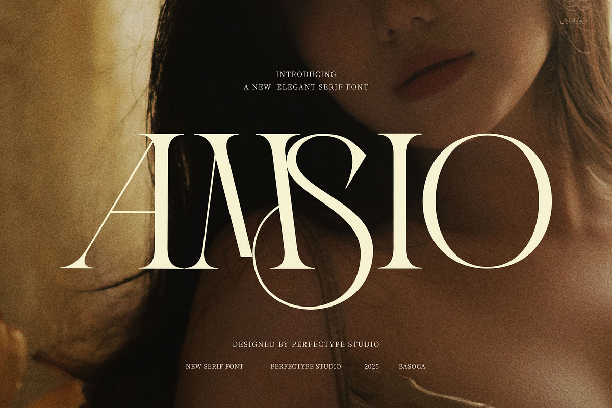 Amsio Elegant Serif Font, a Serif Font by Perfectype (Photo 1 of 8)