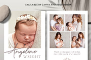 Birth Announcement Card BA006, an Invitation Template by Bellenity Design (Thumbnail 2 of 4)
