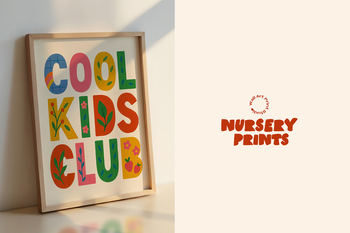 Nursery Prints, a Graphic by Wall Art Print Studio (Photo 15 of 15)