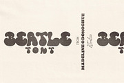 Beatle Hand Drawn Retro Font, a Handwritten Font by Madeline ODonoghue Design (Thumbnail 1 of 7)