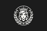 The Elegant Royal Queen Logo Kingdom, a Branding & Logo Template by Signatoro (Thumbnail 1 of 3)
