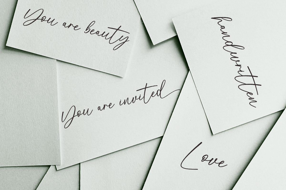 Charlien, a Script Font by Queenopstudio (Photo 9 of 10)