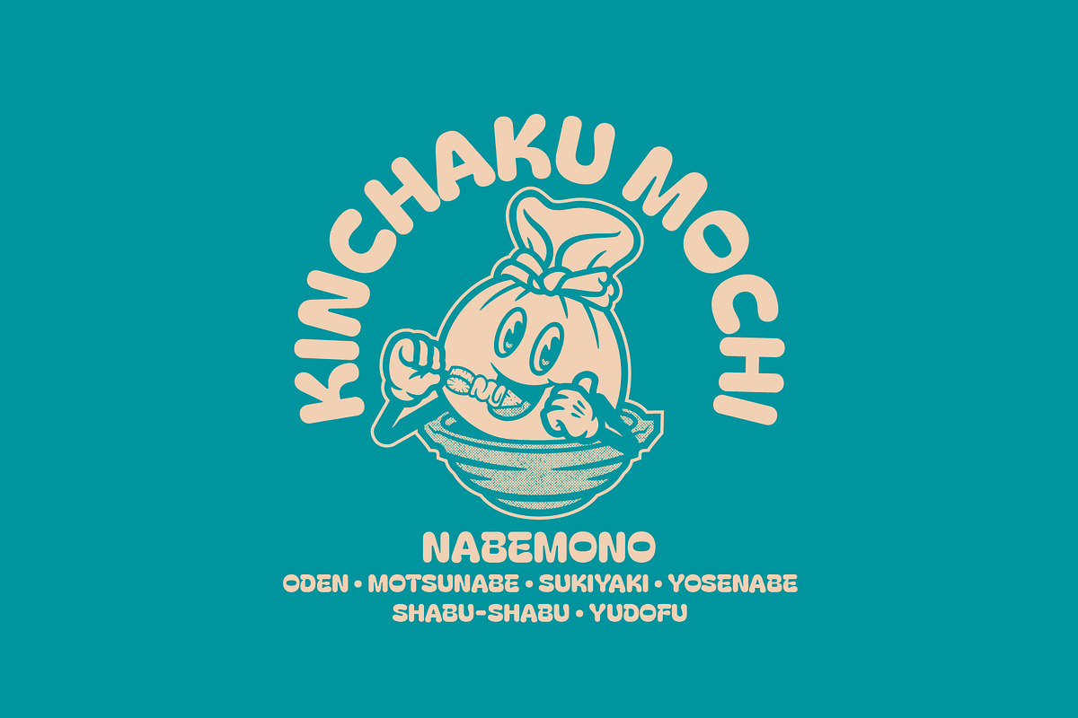 Kinchaku Mochi Logo Template, a Branding & Logo Template by Kreasi Malam (Photo 4 of 4)