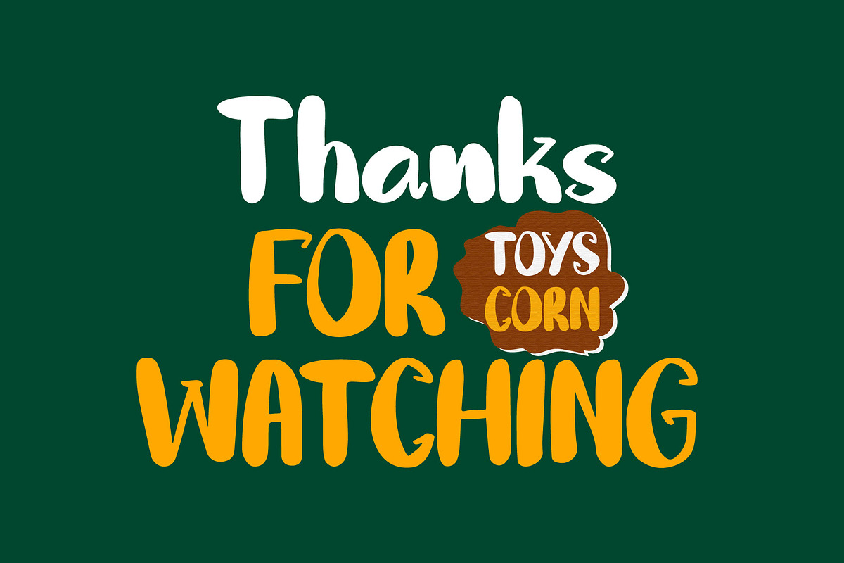 Toys Corn - Cute Handwritten, a Handwritten Font by Lemon Studio Type (Photo 7 of 7)