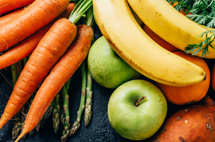 Healthy fruits and vegetables delive, a Food & Drink Photo by hitdelight