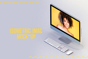 Imac Isometric Mock-up