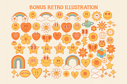 Retro Groove - Retro Font, a Serif Font by Keithzo (Thumbnail 7 of 7)