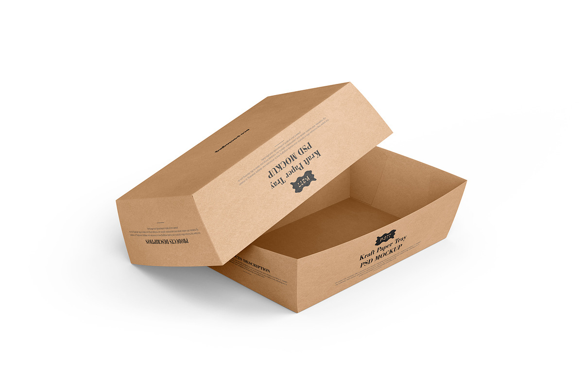 Paper Tray Mockup, a Packaging Mockup by Ram Studio (Photo 2 of 13)