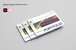 Graphic Design Portfolio Vol.8, a Brochure Template by Bewalrus Studio