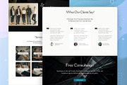 Tax Preparer Website Template, a Landing Page Template by Kromatic Design Studio (Thumbnail 2 of 10)