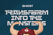 Ghost Gamer - Gentle Display Font, a Sans Serif Font by Grontype (Thumbnail 2 of 10)