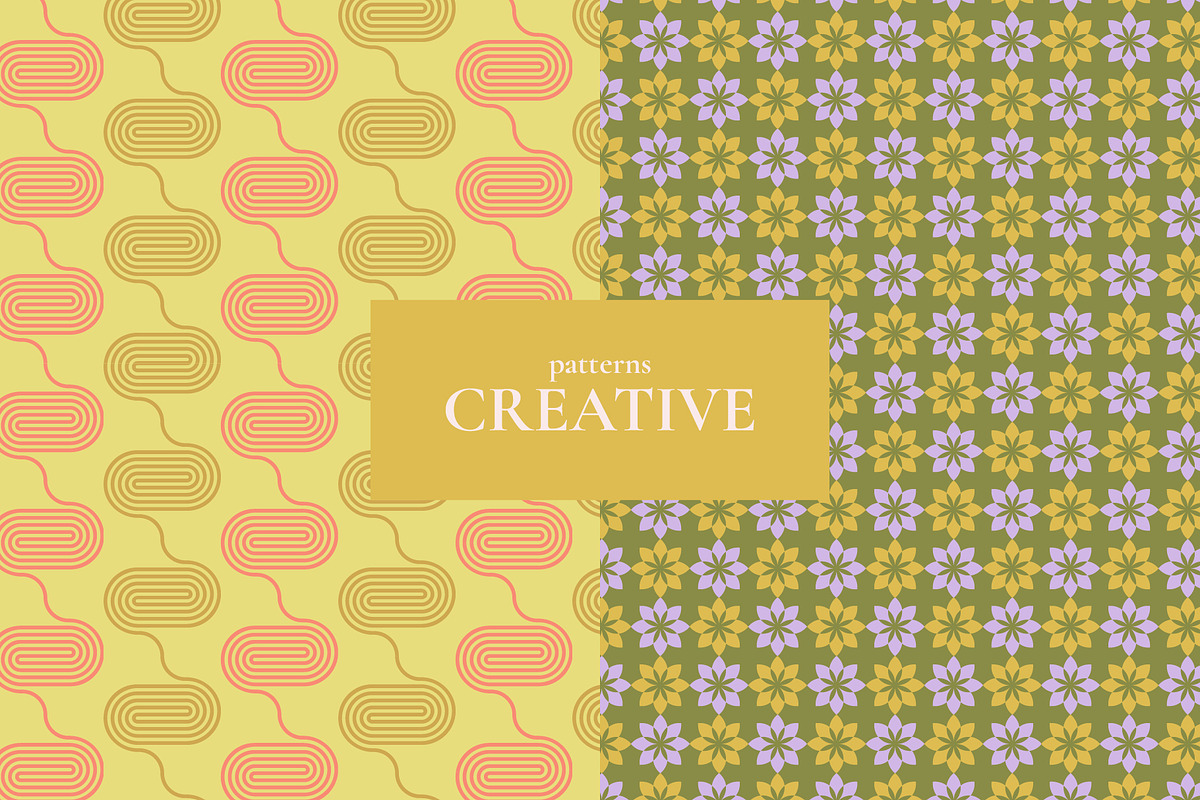 Seamless Geometric Patterns, a Pattern Graphic by Léo Alexandre (Photo 16 of 22)