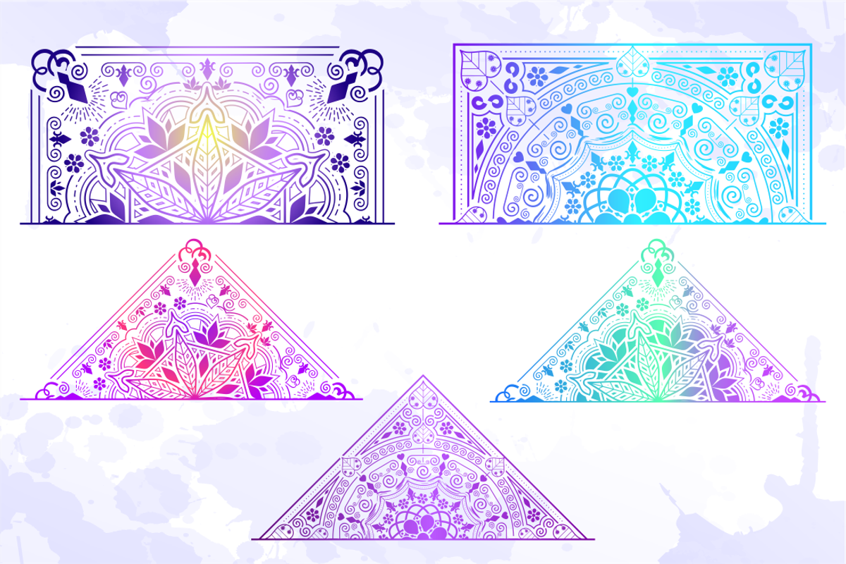 Mandala SVG Bundle, a Pattern Graphic by D2PUTRI (Photo 5 of 12)