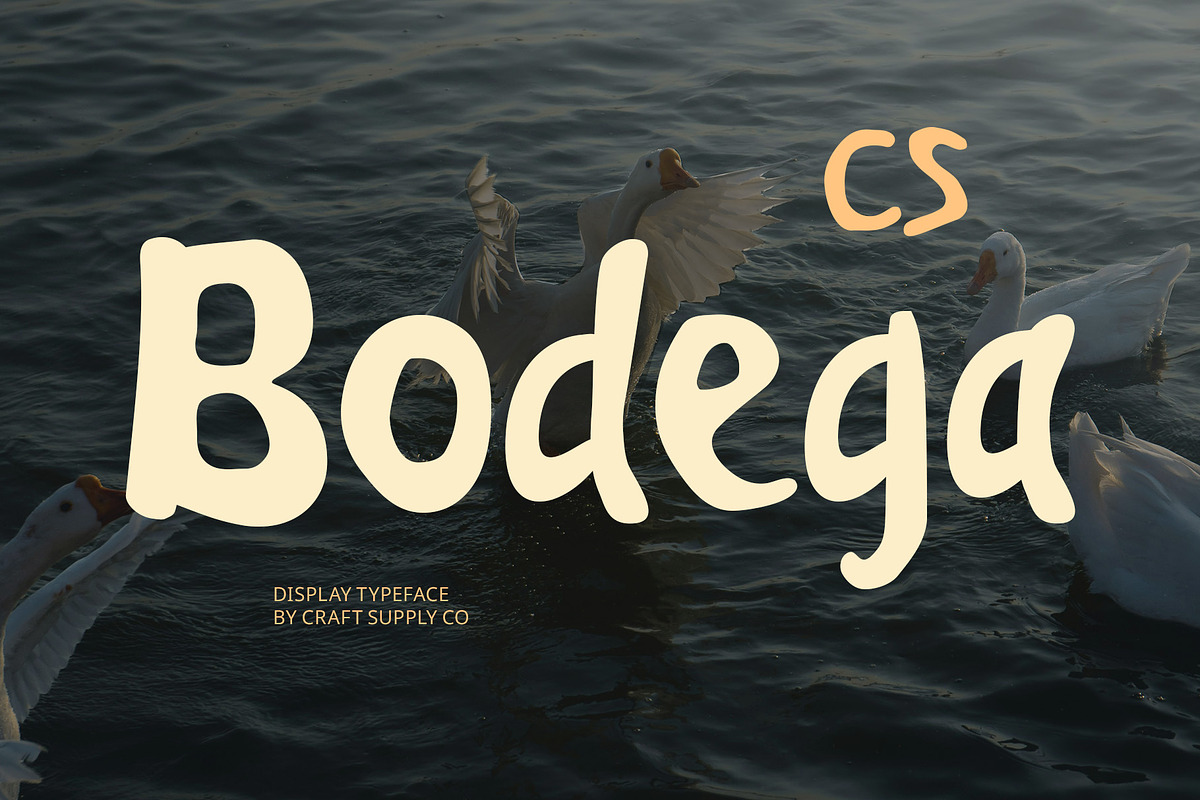 CS Bodega – Playful Font, a Sans Serif Font by Craft Supply Co. (Photo 1 of 8)
