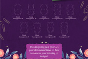 The Mega Floral Composition Kit, a Brush Add-On by Nico-Ng (Thumbnail 35 of 46)