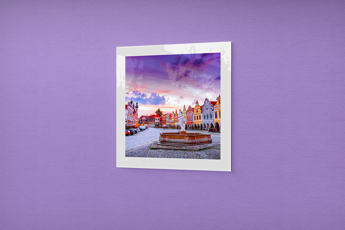 Glass Poster Canvas Mockup - 6 views, an Advertising Mockup by Illusiongraphic (Photo 7 of 18)