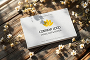 Business card, PSD Mockup, an Advertising Mockup by Mockup Stories (Thumbnail 1 of 2)