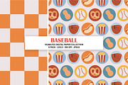 Baseball Sports Seamless Patterns, a Pattern Graphic by Alanna Messina Design Co (Thumbnail 5 of 7)