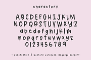 Haunt Mess Sans - Blood Font, a Handwritten Font by Beck McCormick (Thumbnail 10 of 10)