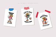 18 Traditional French Fries Mascot, a Food Illustration by Allmostudio (Thumbnail 4 of 5)