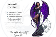 Nocturnal Winged Creatures Clipart, an Illustration by ThatsDesignArt (Thumbnail 3 of 10)