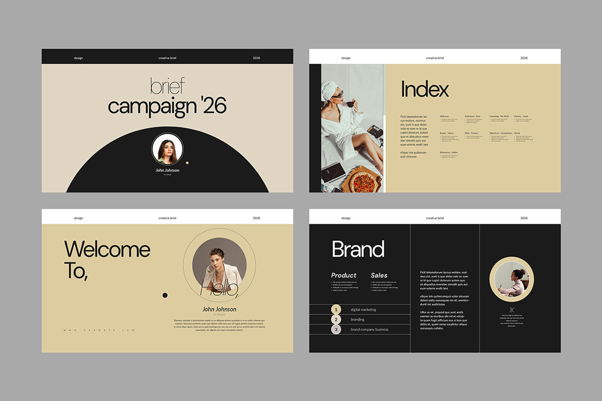 Brief Campaign 2026 Google Slides