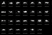 30 Cloud Photoshop Brushes, a Brush Add-On by Uplift Actions (Thumbnail 5 of 5)