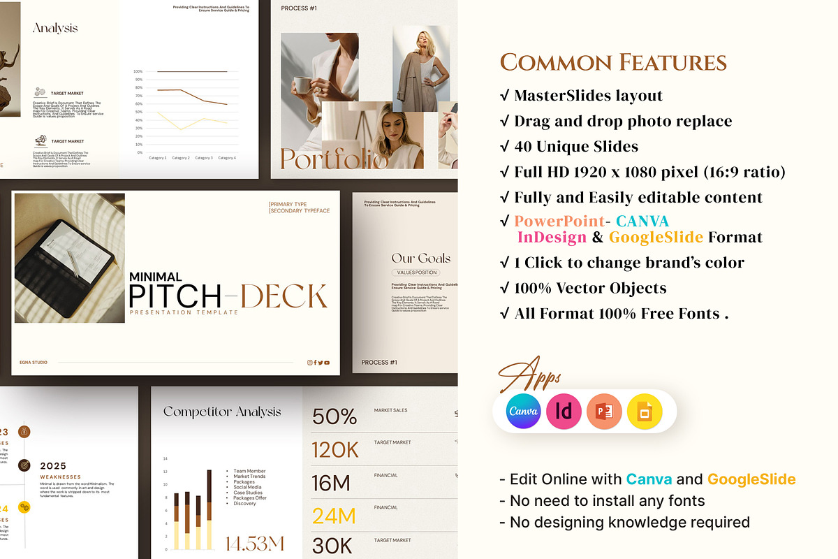 Minimal | Pitch Deck Presentation preview 4