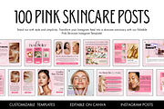 Pink Skincare Instagram Template, a Templates & Theme by wekreatif (Thumbnail 1 of 4)