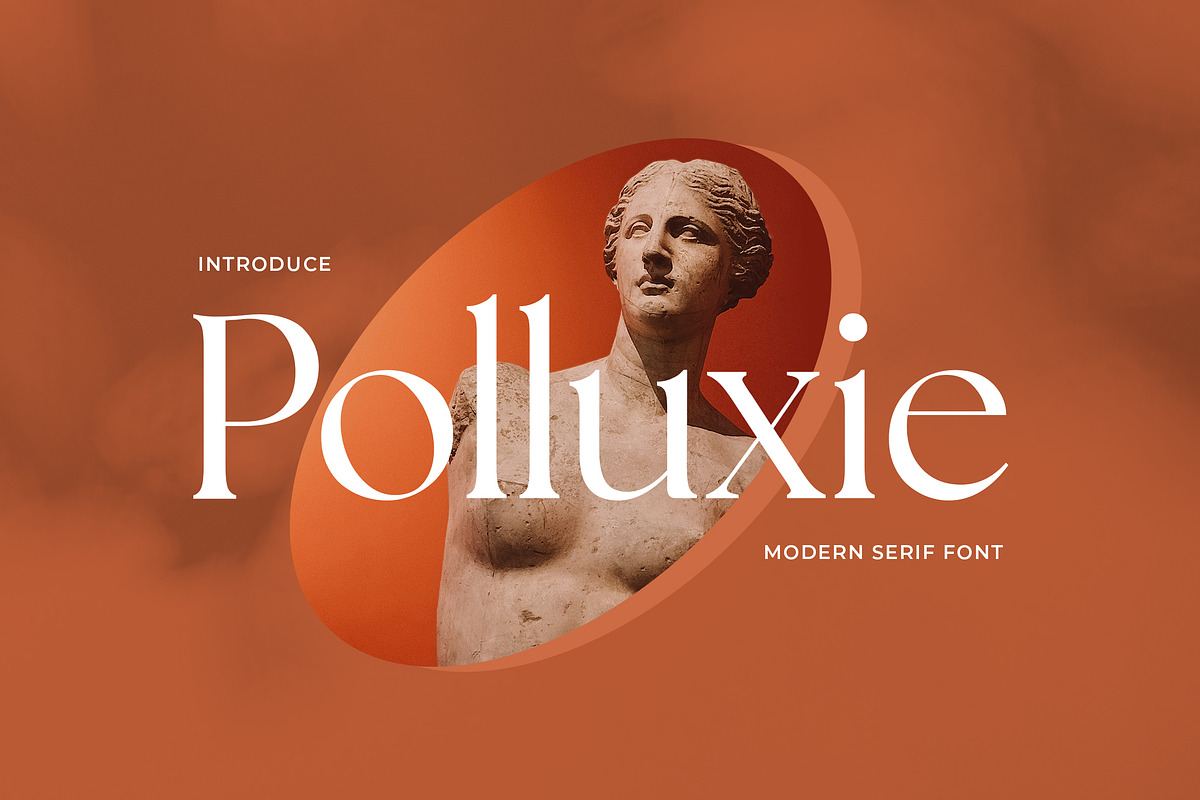 Polluxie Feminine Serif Font, a Serif Font by UICreative (Photo 1 of 12)