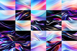 80 Iridescent Abstract Background