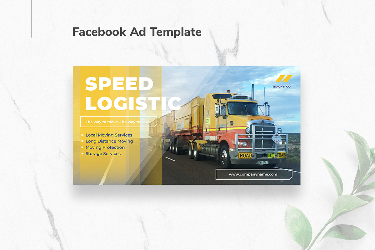 Trucking Logistics Facebook, a Social Media Template by TemplatesNow! (Photo 4 of 7)
