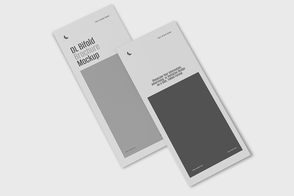 Modern DL Bifold Brochure Mockup, a Product Mockup by graphypix (Photo 3 of 4)