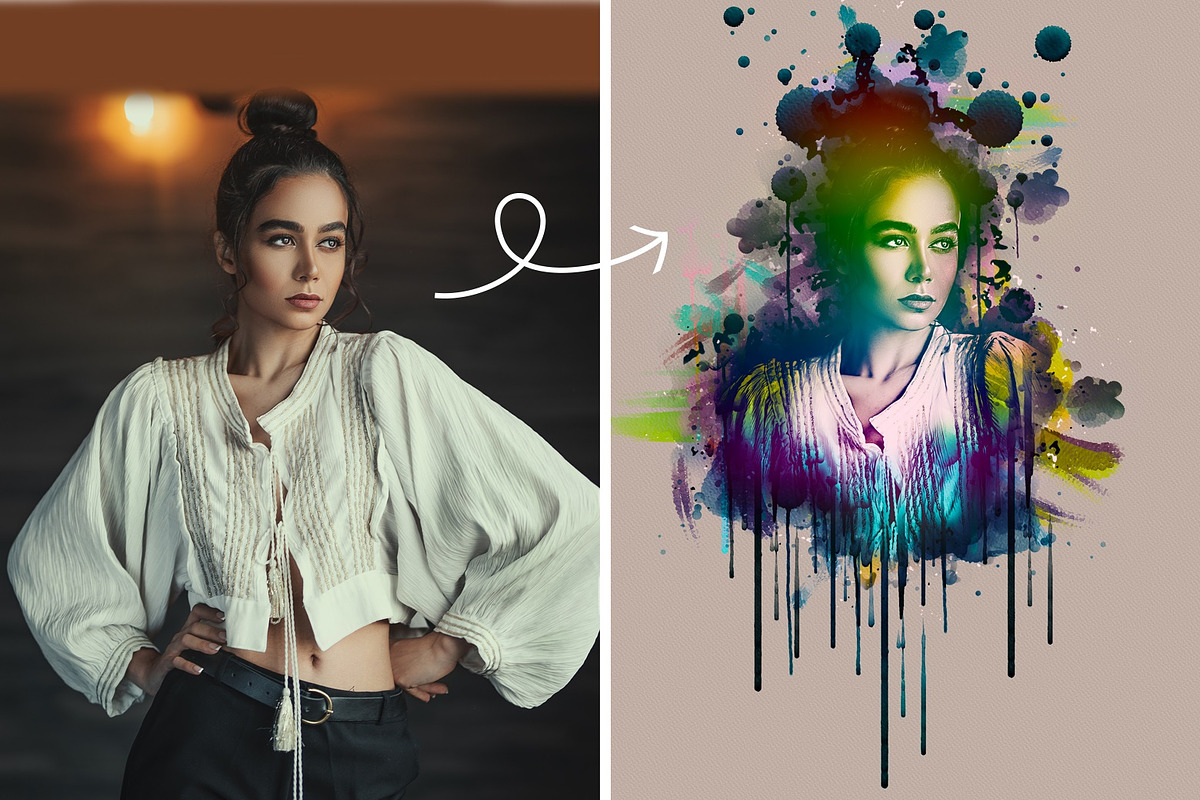 Professional Portrait Paint Effect, an Action Add-On by MRI STUDIO (Photo 2 of 8)