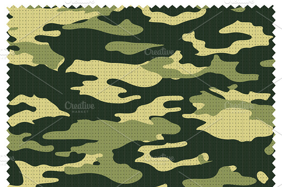 Ripstop Fabric with Camouflage Print preview 2