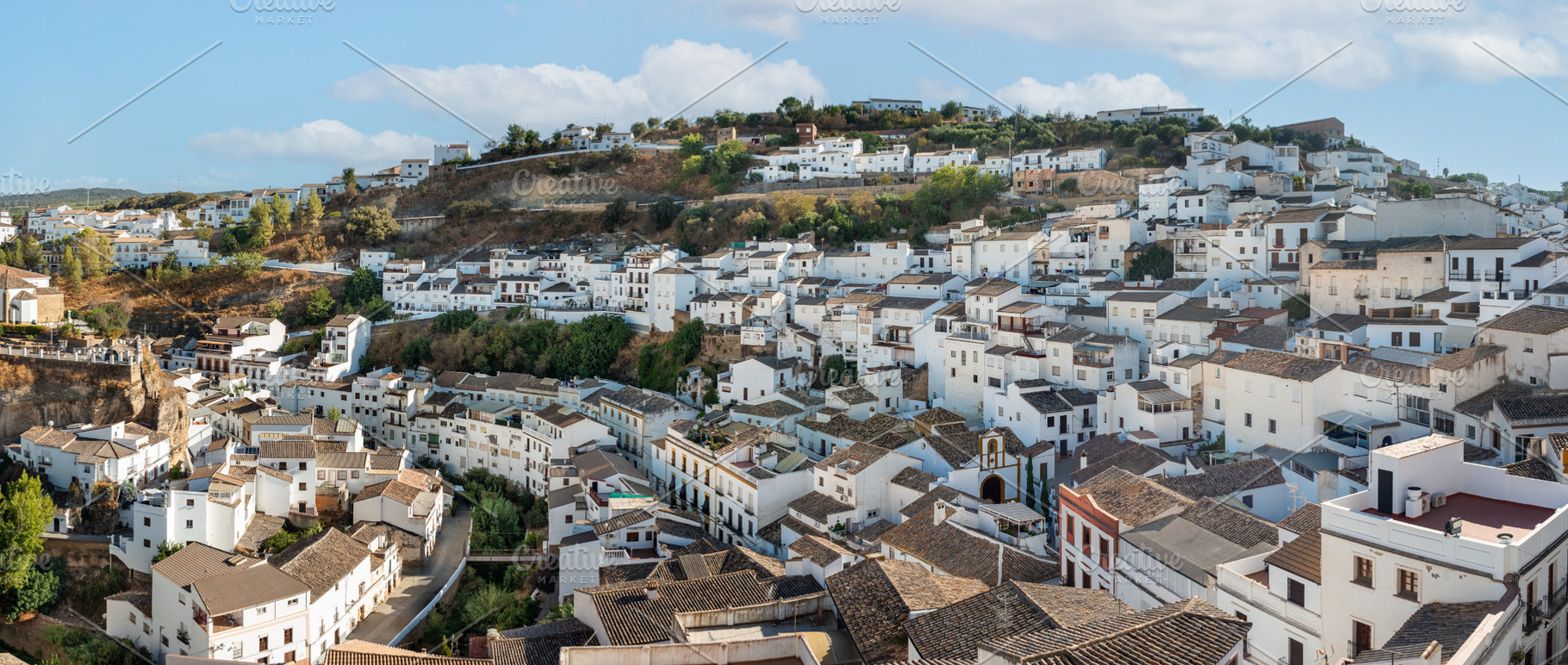 Panoramic view of Setenil de las Bod, a Holiday Photo by Fotoeventis