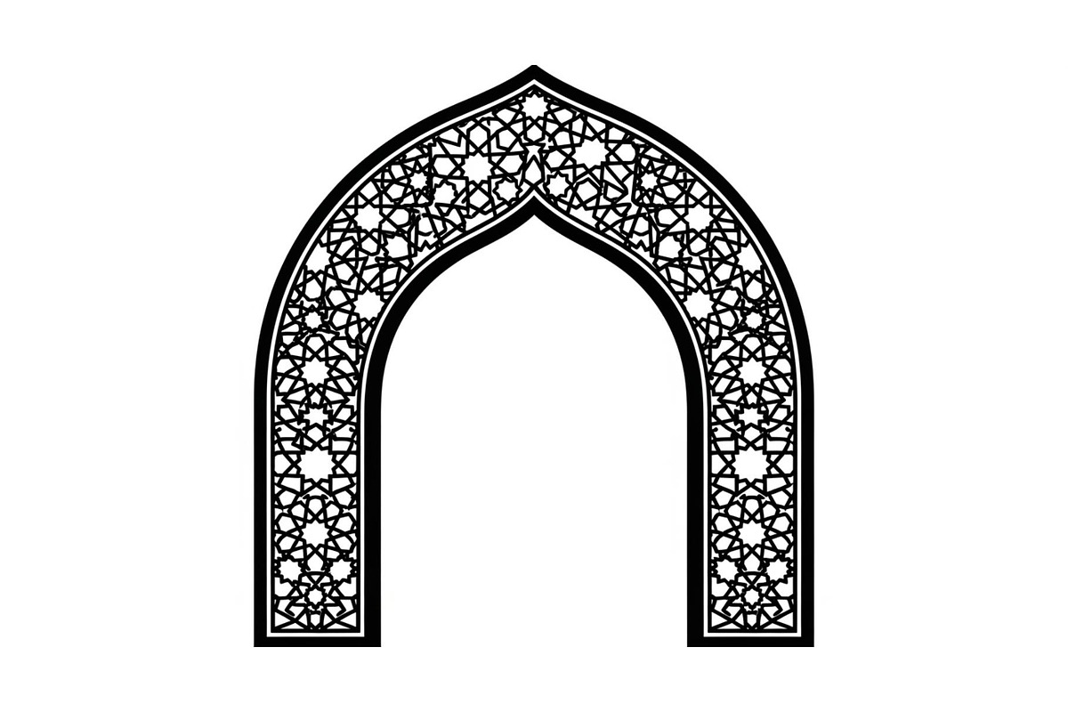 Islamic Arch Window Vector Bundle, an Illustration by yasushie (Photo 32 of 51)