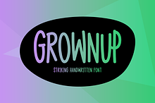 Grownup Typeface