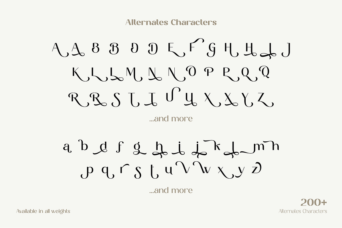 Brolian - Elegant Sans Serif Font, a Sans Serif Font by Ekahermawan (Photo 10 of 12)