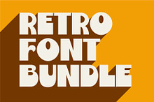 Retro Font Bundle